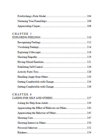 Let's Talk - Table of Contents